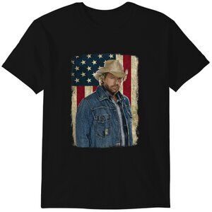 Toby Keith American Flag T-Shirt - Country Music USA Tee Western Gift